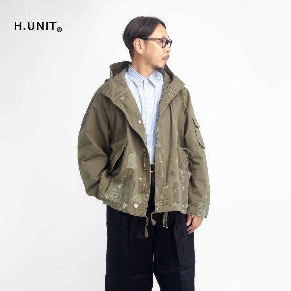 エイチユニット H.UNIT M-51 ショートモッズ ダメージ加工 日本製 メンズ