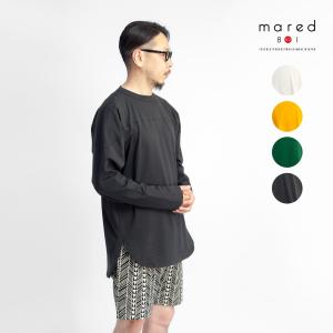 マレッド Mared ラウンドフットボールシャツ ロンT 日本製 メンズ｜marcarrows