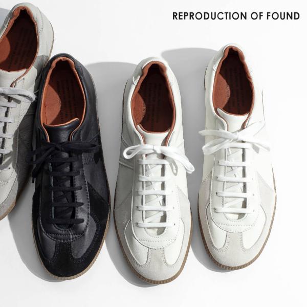 リプロダクションオブファウンド REPRODUCTION OF FOUND レザースニーカー ジャー...