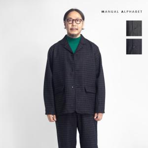 MANUAL ALPHABET（マニュアルアルファベット） バルカラーハーフコート