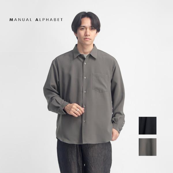 マニュアルアルファベット MANUAL ALPHABET リラクション ワイド レギュラーカラーシャ...