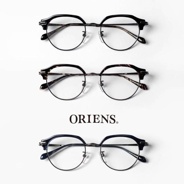 ボストン型 サーモントフレーム オリエンス ORIENS コンビ チタン S2214 日本製 鯖江 ...