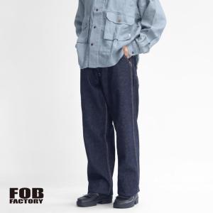 FOB FACTORY エフオービー F1134 ピケパンツ W36 日本製 FOB FACTORY 