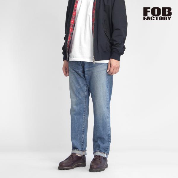 FOBファクトリー FOB FACTORY 66モデル セルビッチデニムパンツ 日本製 メンズ