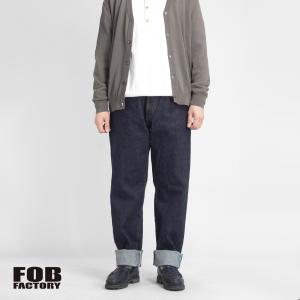 FOBファクトリー FOB FACTORY セルビッチ 5ポケット ガレージデニムパンツ 日本製 メンズ｜marcarrows