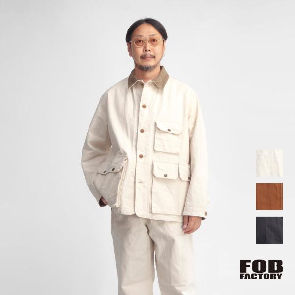 FOBファクトリー FOB FACTORY コットンダック ハンティングジャケット F2458 日本...