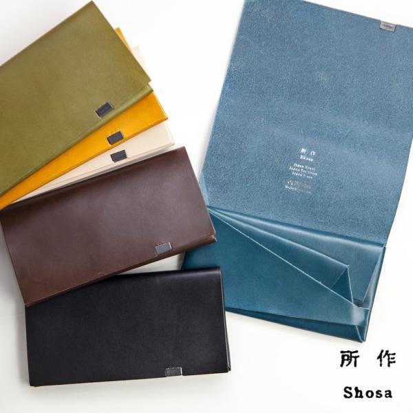 所作 shosa 長財布 ロングウォレット 本革 レザー basic 日本製 ブランド メンズ レデ...