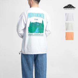 マウンテンスミス MOUNTAIN SMITH バックプリント 長袖Tシャツ メンズ｜marcarrows