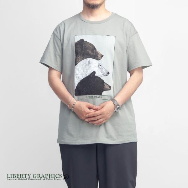 リバティグラフィックス LIBERTY GRAPHICS Three Bears プリントTシャツ ...