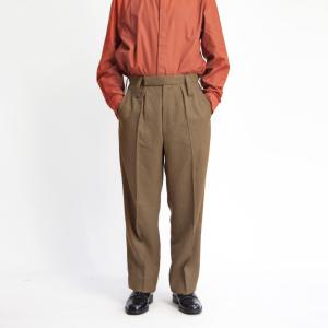 イギリス軍 バラックドレストラウザーズ オフィサーパンツ BARRACK DRESS TROUSERS デッドストック メンズ｜marcarrows