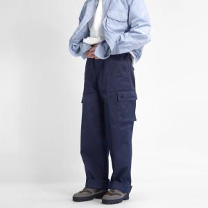 イギリス軍 ROYAL NAVY カーゴパンツ ネイビー 前期型 USED PP076UN