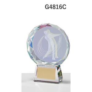 [4/30正午まで]クリスタル トロフィー ゴルフ RG4816C 高さ11cm