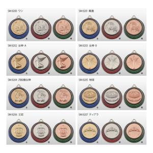 メダル 40mm カラー縁 プラケース・首掛リ...の詳細画像1