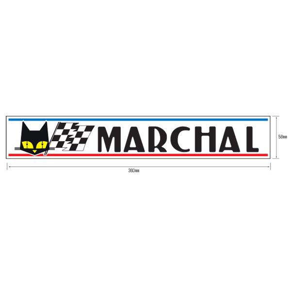 MARCHAL　マーシャル　ステッカー　ロゴ　フレンチライン　大　幅360mm×高さ58mm　バイク...
