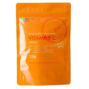 ビタミンC 100%粉末サプリ L-アスコルビン酸 国産 200g(約200日分)