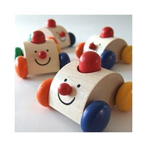 「クラクションカー」 木のおもちゃ ベビー｜marchen-net