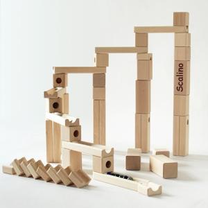 Scalino スカリーノスカリーノ2 積木　木製玩具　知育玩具 木のおもちゃ カルテット / 「スカリーノ・2」 背の高いコース
