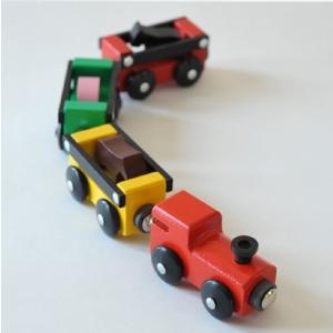 MICKI社の汽車シリーズ　大きな街　木箱入り ミッキィ社(micki) 汽車セット 大きな街 - メルヒェン