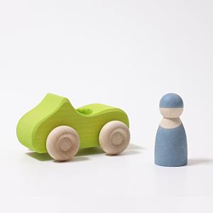 グリムのオープンカー（二人乗り）」グリム社 木のおもちゃ