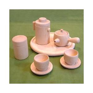 日本茶セット　　木のおもちゃ　ままごと