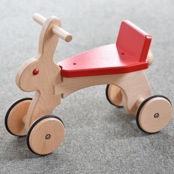 「ラビット（コイデ）」木のおもちゃ 乗り物