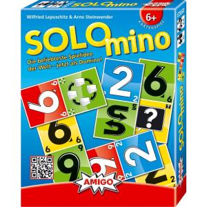 「ソロ ドミノ SOLO mino」アミーゴ社 ドイツ カードゲーム スピード 瞬発力 戦略｜marchen-net