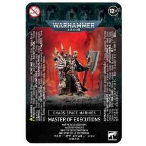 【新品】ケイオス・スペースマリーン：マスター・オヴ・エクスキューション [ウォーハンマー40.000...
