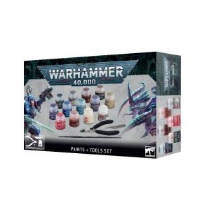 【2023年7月22日発売】【新品】ウォーハンマー40000：ペイント＋ツール セット (WARHAMMER 40000: PAINTS+TOOLS)｜marchenshop