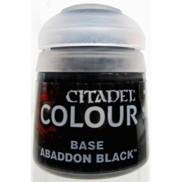 シタデル・カラー Paint - Base ABADDON BLACK  21-25 『ベース』