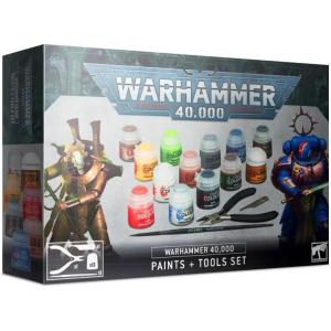 【新品】ウォーハンマー40.000： ペイント+ツール セット [ウォーハンマー40.000] (Warhammer 40000: Paints+Tool set [JPN/ENG/SIM+TRA Chinese])