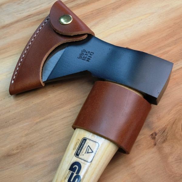 手斧用 革ケース ALEC 38cm 薪割り 斧 キャンプ アウトドア