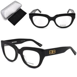バレンシアガ メガネ 眼鏡 フレーム BALENCIAGA BB0239O-001 メガネ 眼鏡 フレーム のみ スマート レディース ブラック ゴールド｜marcoplus