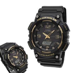 カシオ 腕時計 CASIO STANDARD スタンダード AQ-S810W-1A3VDF タフソーラー グレー ブラック 腕時計 ウォッチ メンズ 【BOXなし】