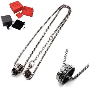 ディーゼル ネックレス DIESEL DX1168040 アクセサリー メンズ シルバー ブラック