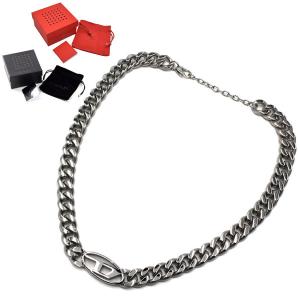 DIESEL（ディーゼル） ネックレス USED品 DX1116 ロゴプレート