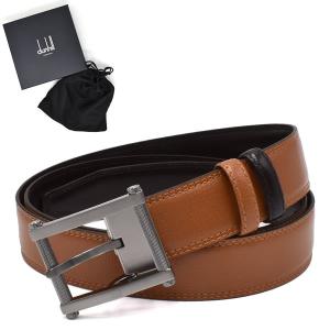 dunhill（ダンヒル） ベルト メンズ 幅3.5cm リバーシブル サドル