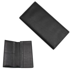 dunhill（ダンヒル） 財布 メンズ ブラック ブランド 長財布 かぶせ