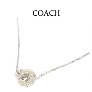 COACH コーチ 2連リング ネックレス シルバー 95993