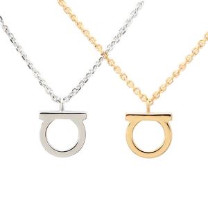 FERRAGAMO（フェラガモ） ピアス ガンチーニ ラインストーン シルバー