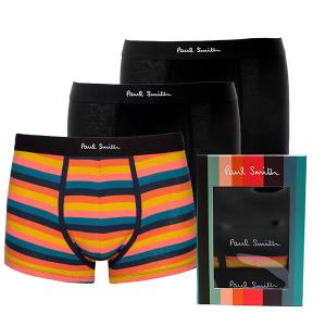 ポールスミス PAUL SMITH ボクサーパンツ M1A-914C-A3PK15-1A メンズ ブラック マルチカラー 3枚セット 下着｜marcoplus