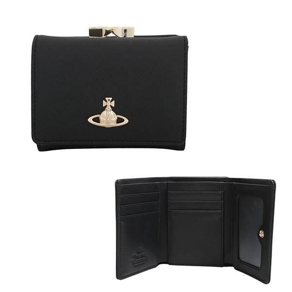 ヴィヴィアンウエストウッド Vivienne Westwood 三つ折り財布 折り畳み SMALL ...