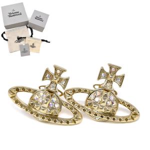 ヴィヴィアンウエストウッド ピアス Vivienne Westwood 62010029 MAYFAIR BAS RELIEF EARRINGS レディース ゴールド R115｜marcoplus