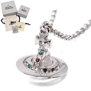 ヴィヴィアンウエストウッド ネックレス Vivienne Westwood 63020098-02P019-CN NEW PETITE ORB PENDANT ネック レディース シルバー PLATINUM｜marcoplus