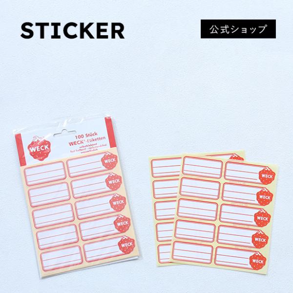 (公式ショップ)WECK ステッカー