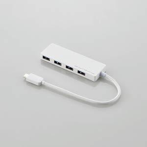 エレコム USB3.1(Gen1)HUB Type-C Aメス4ポート バスパワー 15cmケーブル...
