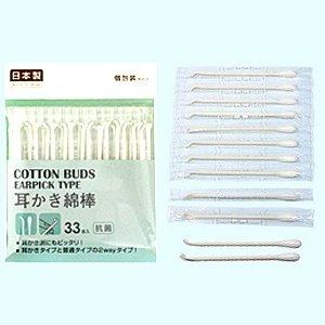 ミツキ 耳かき綿棒 33本入 1セット