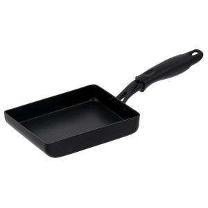 ベストコ 卵焼き器 13×18cm エッグパン IH ガス火対応 ブラック NQ-0364 調理の