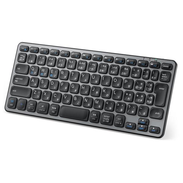 iClever ワイヤレスキーボード Bluetooth＆2.4G 無線 キーボード 充電式Type...