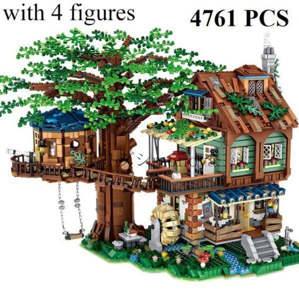 レゴ ブロック 互換 ミニサイズ ツリーハウス 森の家 DIY レンガ 玩具 子供 クリスマス プレ...