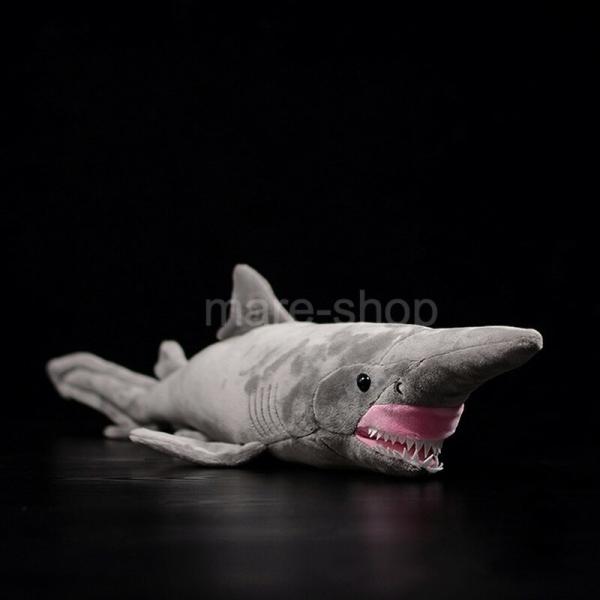 ぬいぐるみ 深海魚 サメ ゴブリンシャーク 魚 おもちゃ クッション 可愛い 誕生日 プレゼント ク...